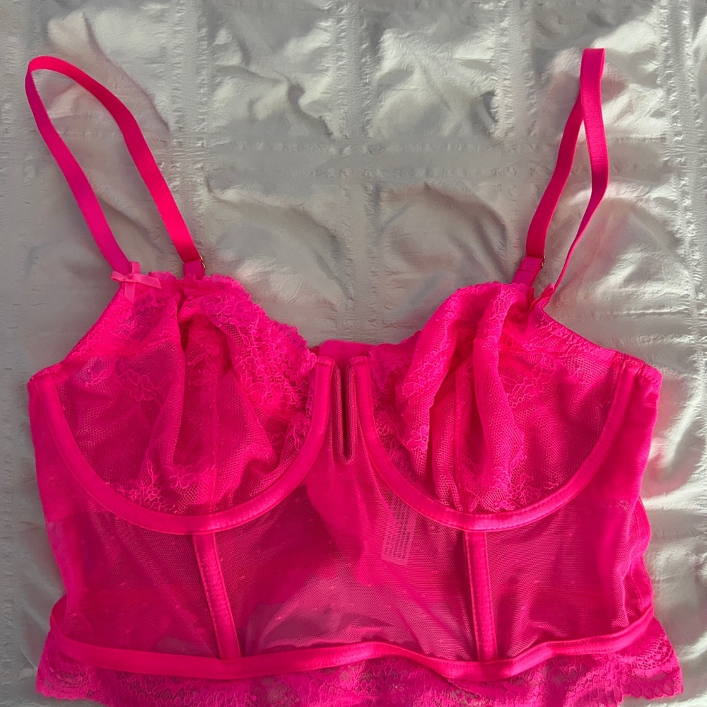 Auden Pink Lace Bralette